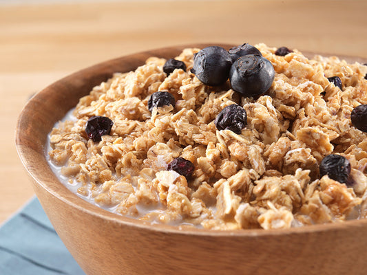 Mountain House Granola with Blueberries & Milk